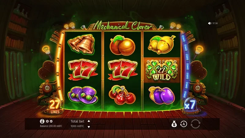 网赌平台Microgaming蒸汽朋克风格老虎机界面